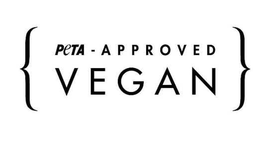 Certified compliant with PETA VEGAN requirements